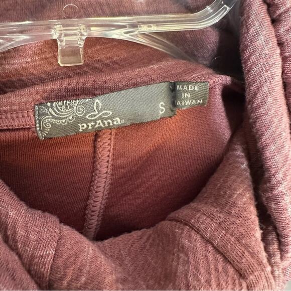 prAna Women's Sunrise Dress, Cowl Neck, Sweater, Recycled, Pink, Small - Picture 7 of 13